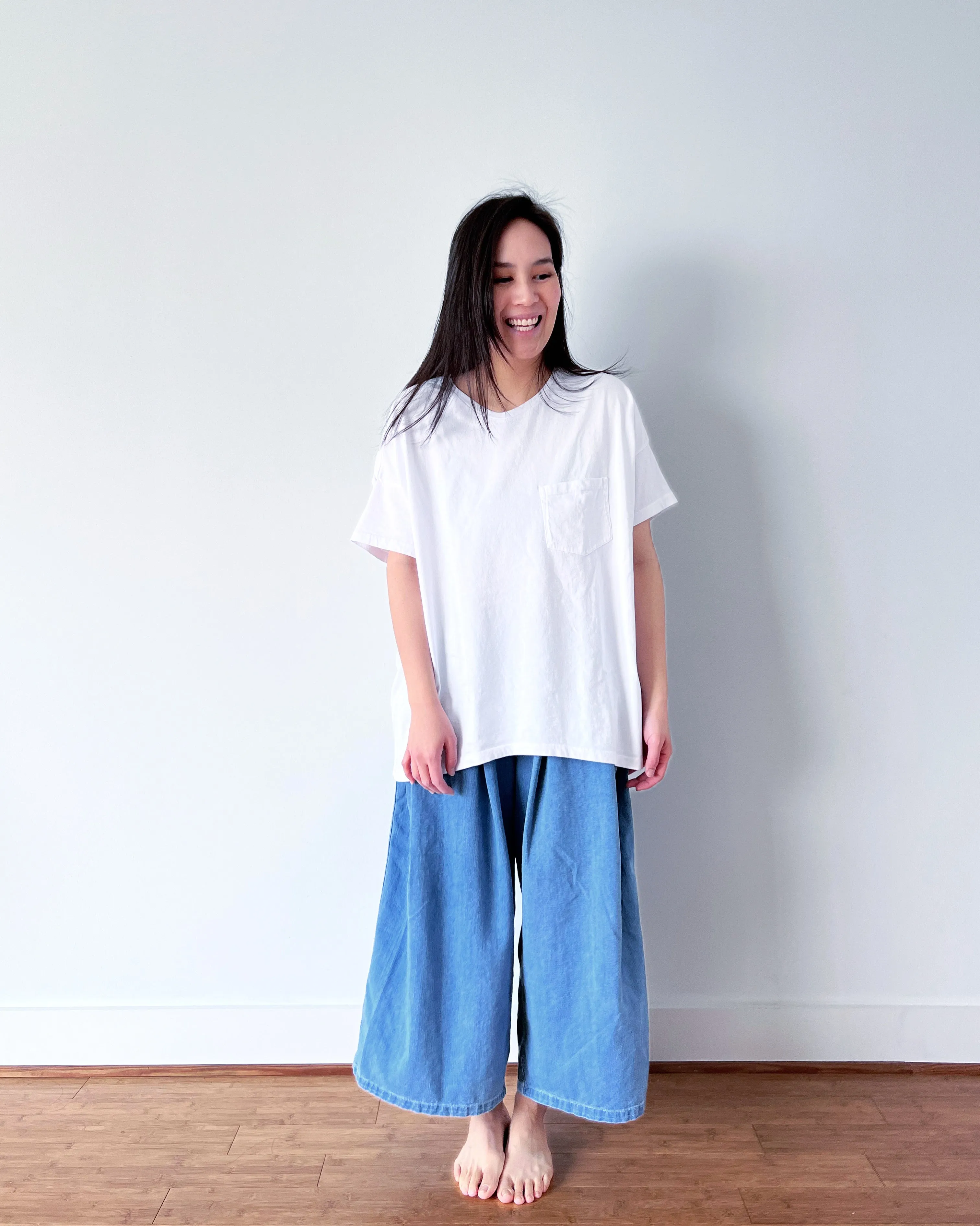 #61 Short Sleeve Crew Tee, White Wash sold by Skargorn product image thumbnail 2