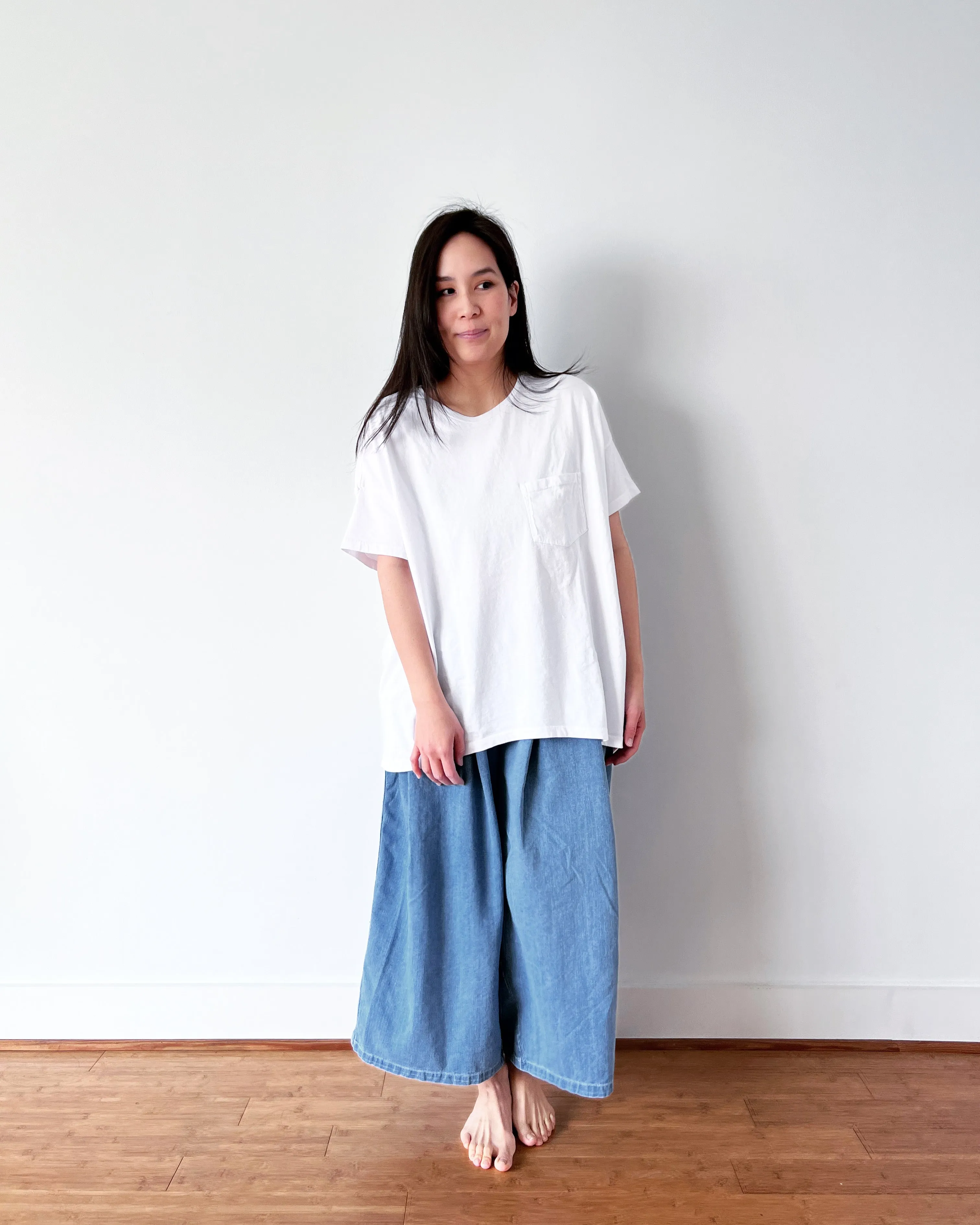 #61 Short Sleeve Crew Tee, White Wash sold by Skargorn product image thumbnail 3