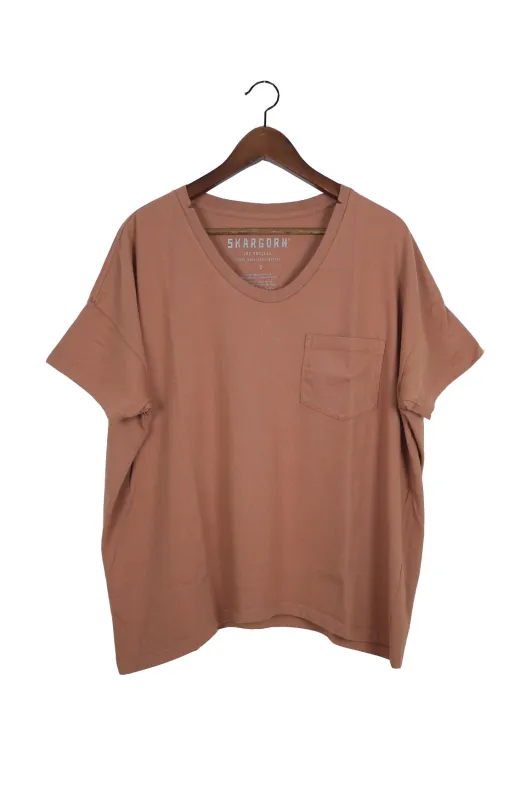 #61 Short Sleeve Tee, Brick Wash sold by Skargorn
