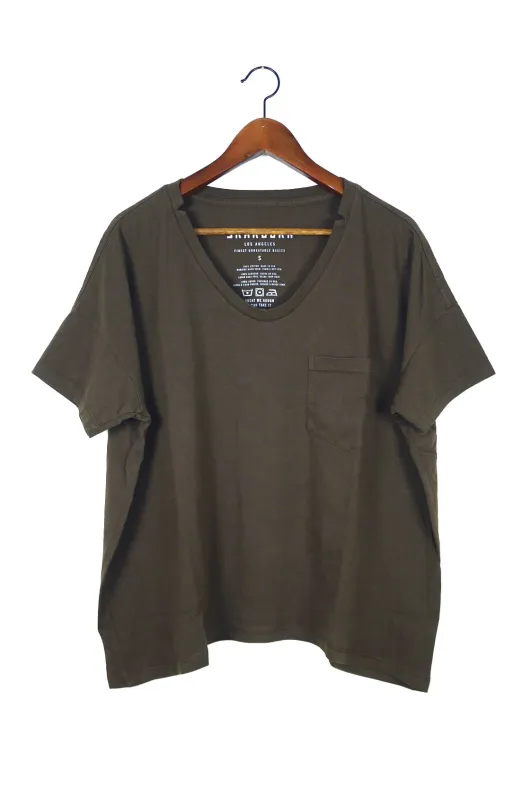 #61 Short Sleeve Tee, Char Wash sold by Skargorn