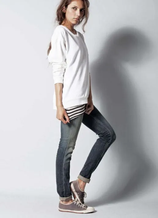 #88 Sweatshirt Tee, Heather Wash sold by Skargorn product image thumbnail 4