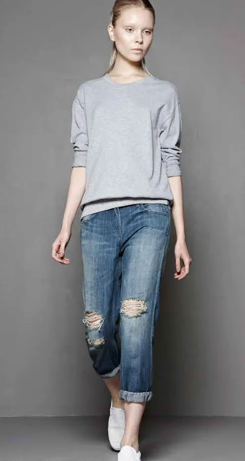 #88 Sweatshirt Tee, Heather Wash sold by Skargorn product image thumbnail 5