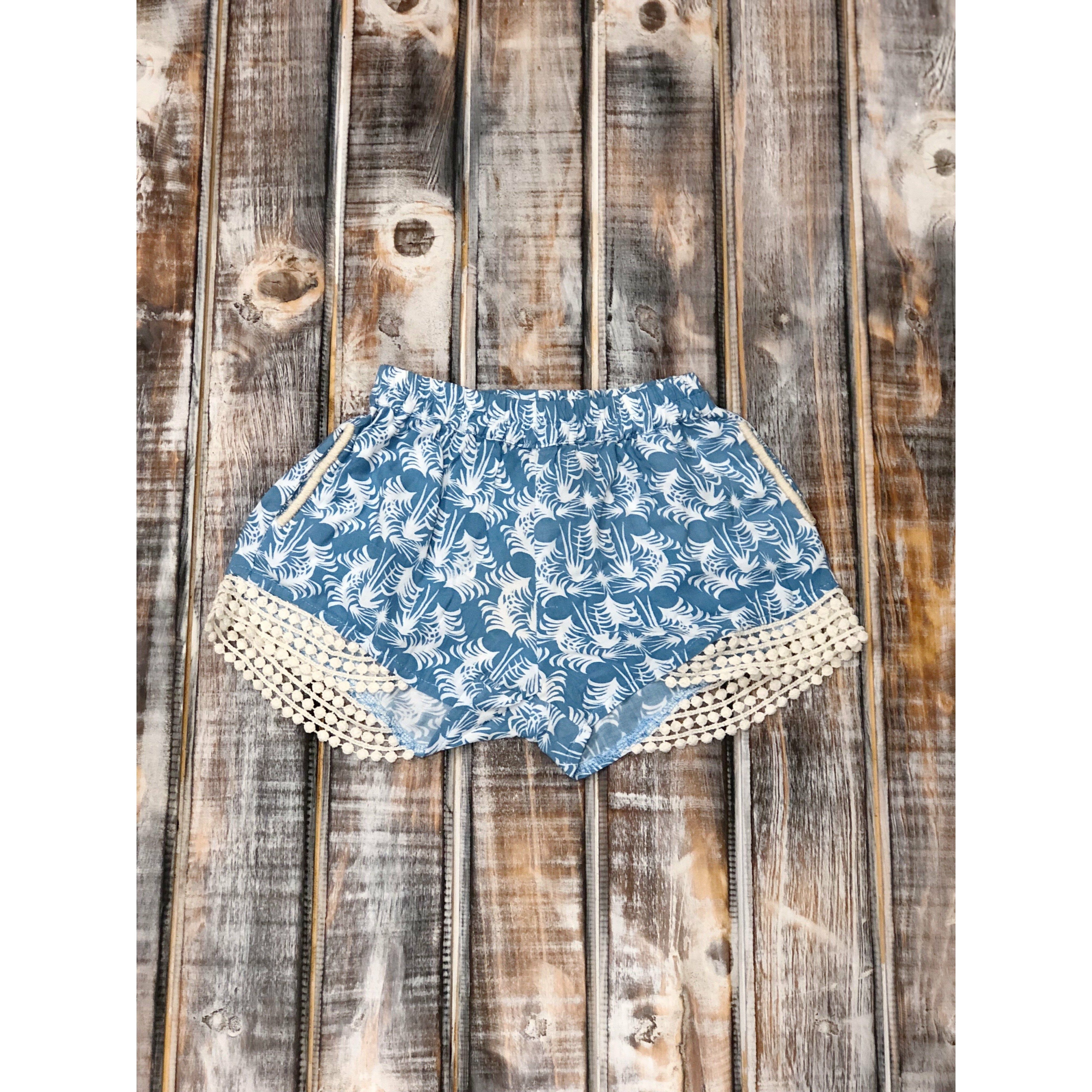 Kids Palm Tree Shorts sold by Skemo product image thumbnail 2