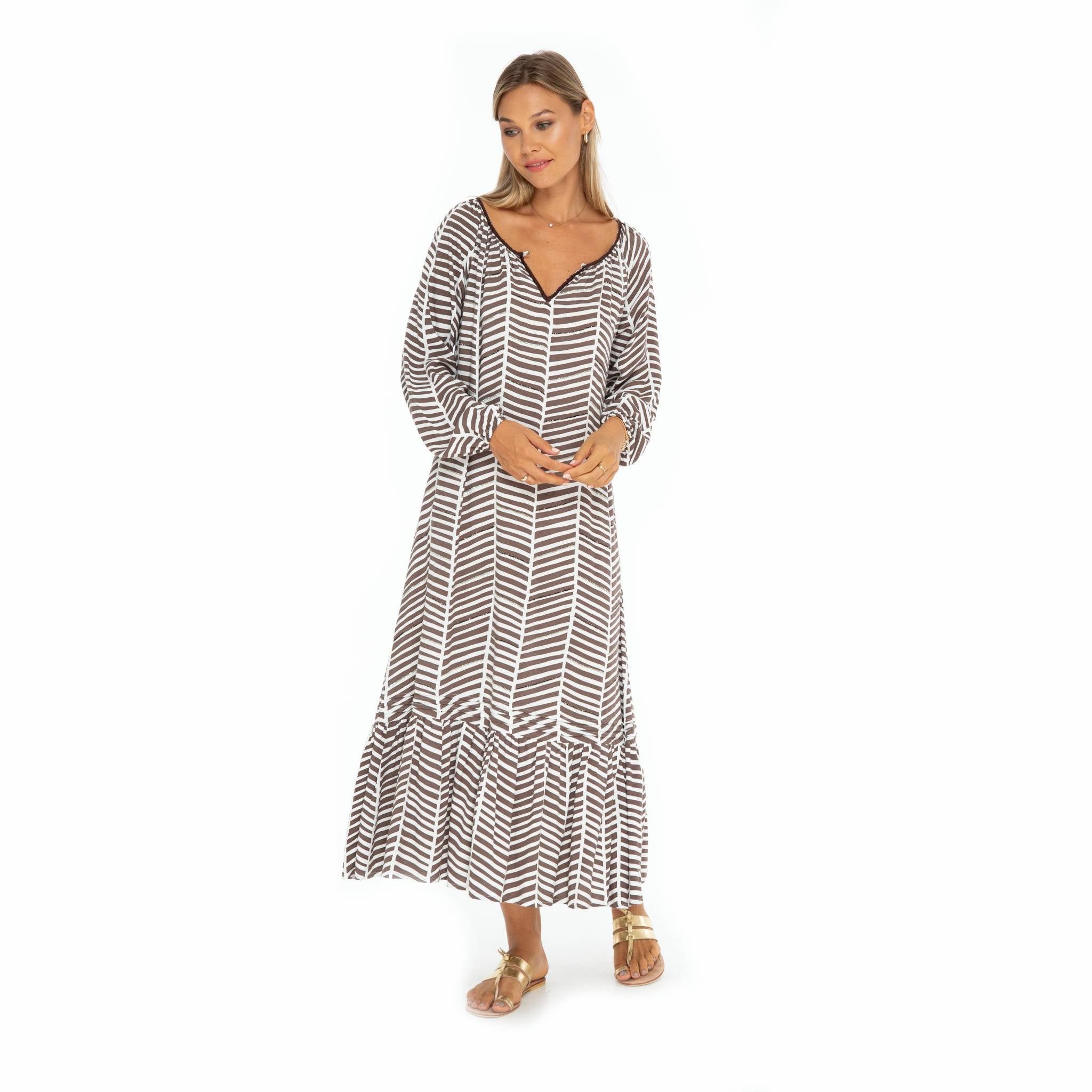 Retro Mimi Long Dress sold by Skemo product image thumbnail 4