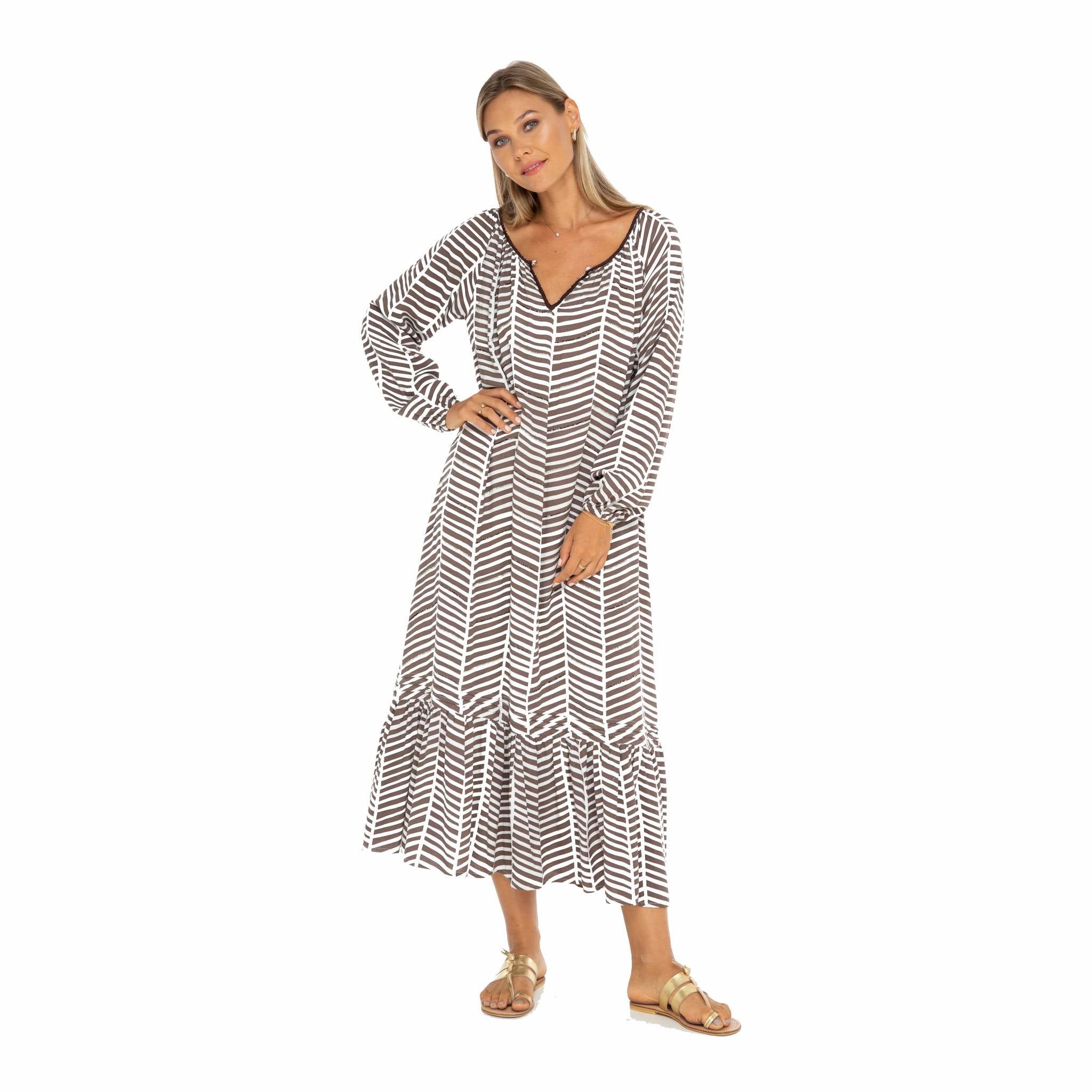 Retro Mimi Long Dress sold by Skemo product image thumbnail 3