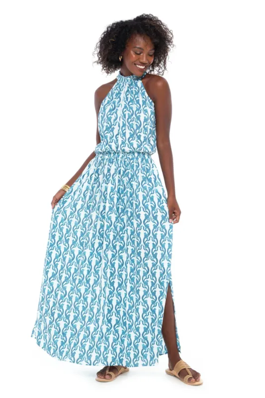 Dragonfruit Alexa Long Dress sold by Skemo