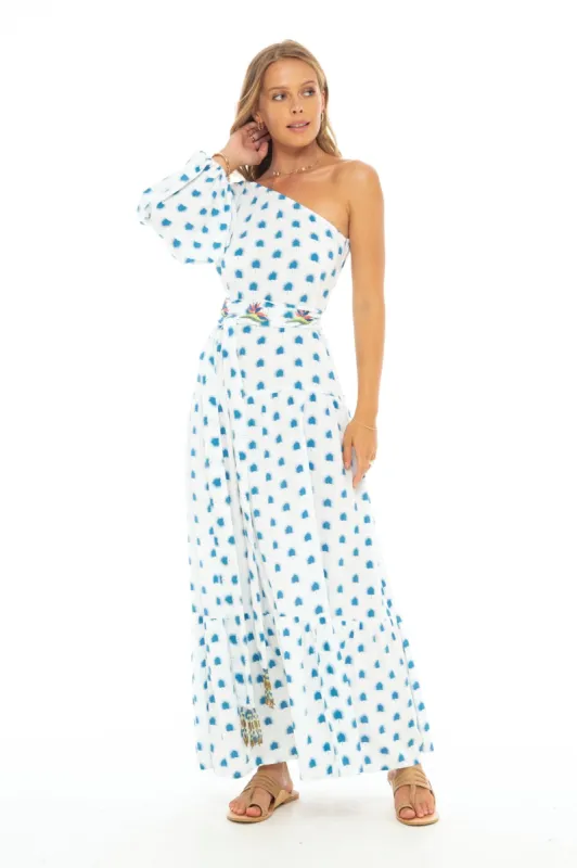 Kalapa One Shoulder Long Dress sold by Skemo