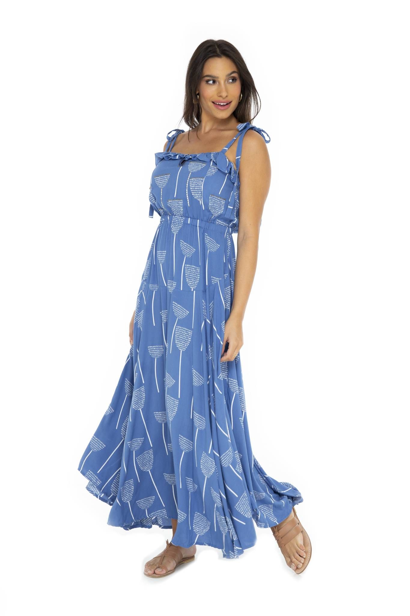 Tulip Flirty Long Dress sold by Skemo product image thumbnail 3