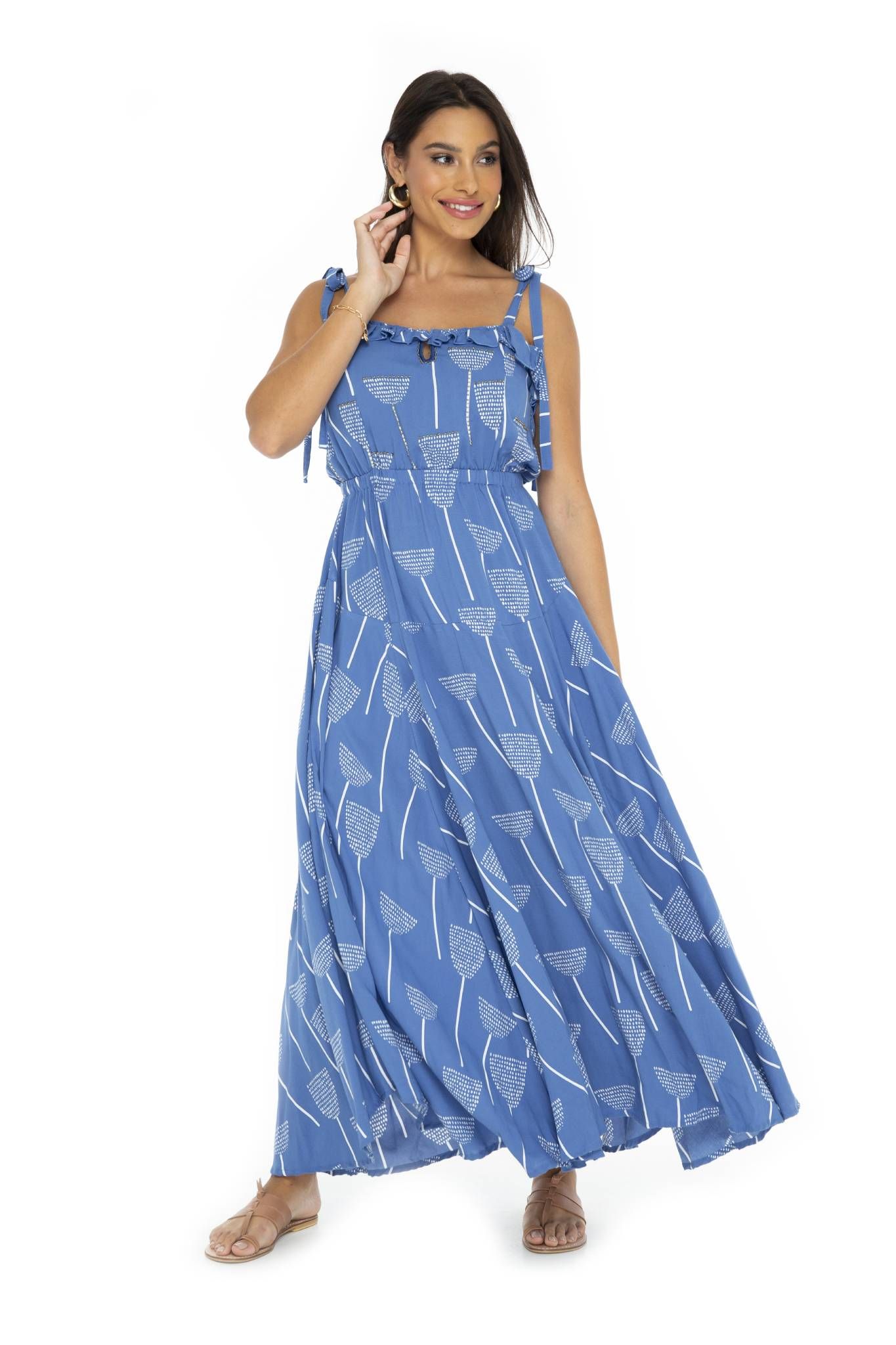 Tulip Flirty Long Dress sold by Skemo product image thumbnail 2