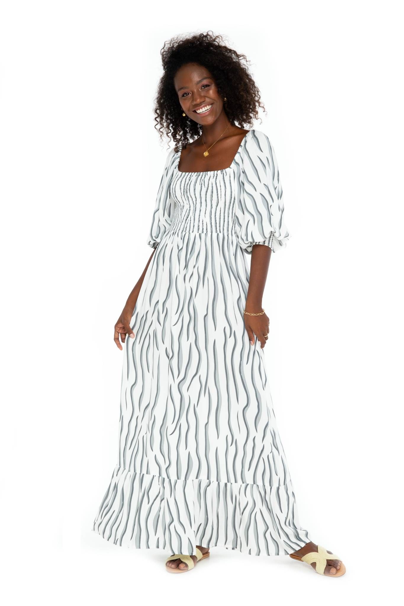 Tigra Poppy Long Dress sold by Skemo product image thumbnail 2