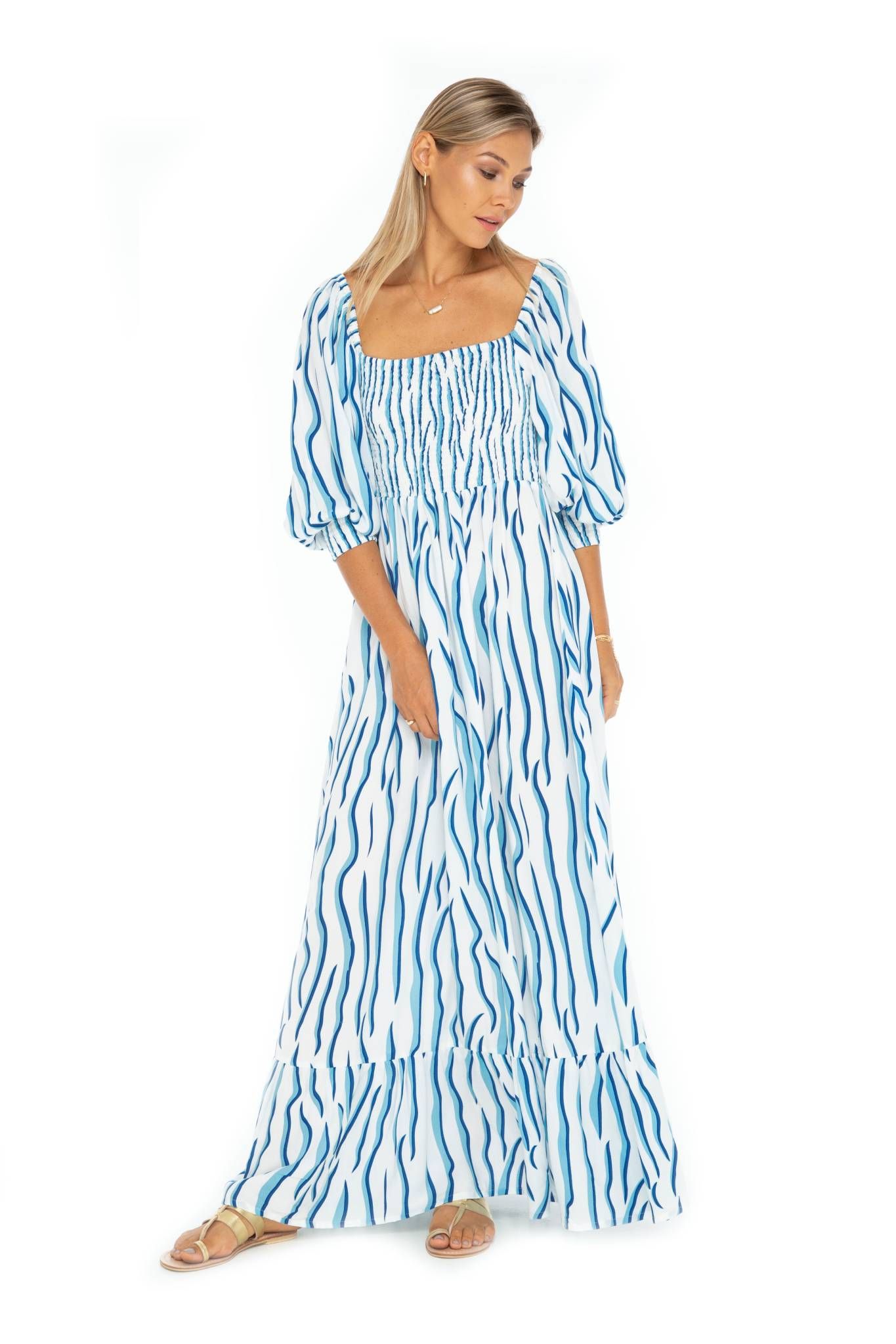 Tigra Poppy Long Dress sold by Skemo product image thumbnail 3