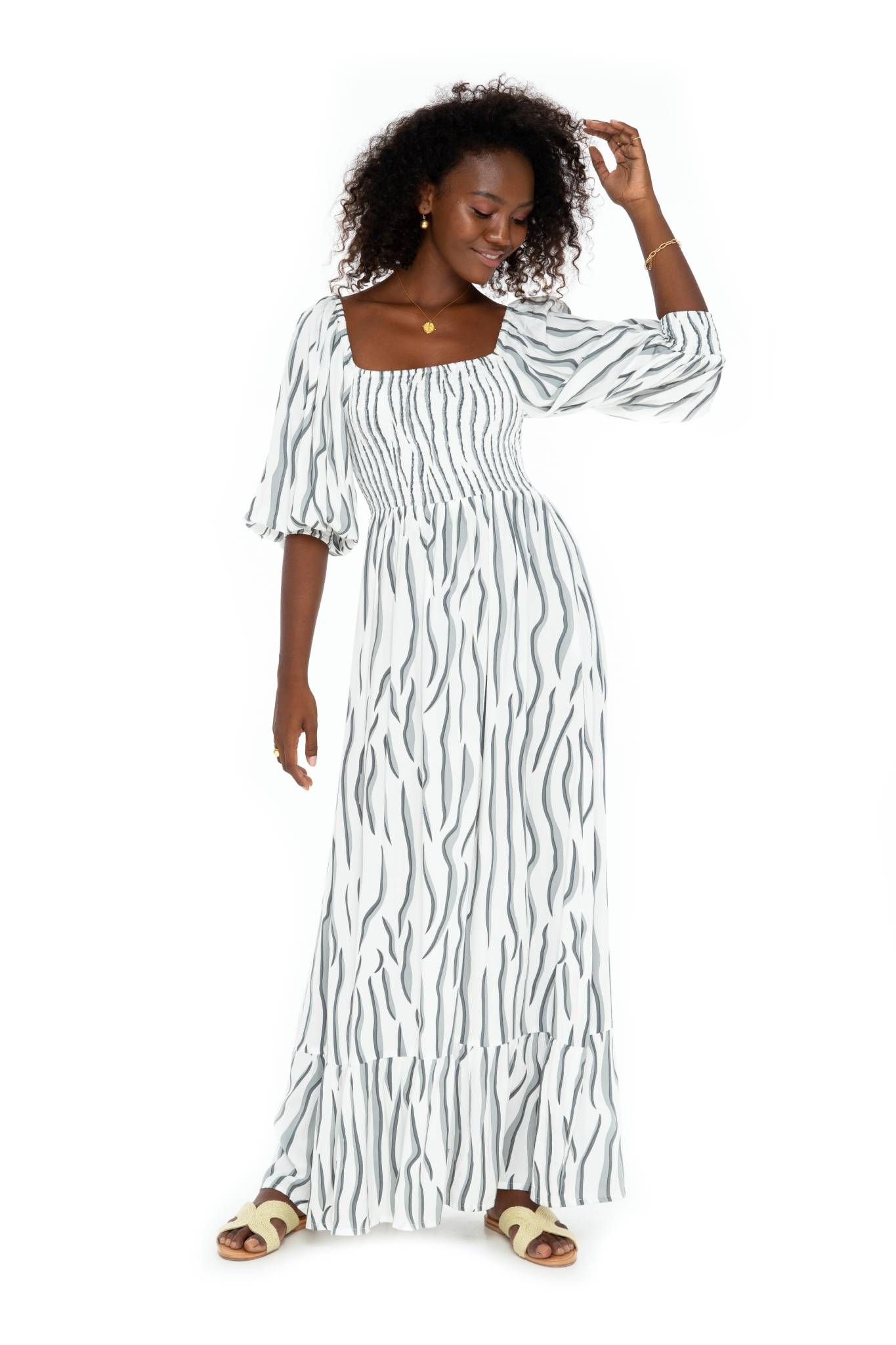 Tigra Poppy Long Dress sold by Skemo