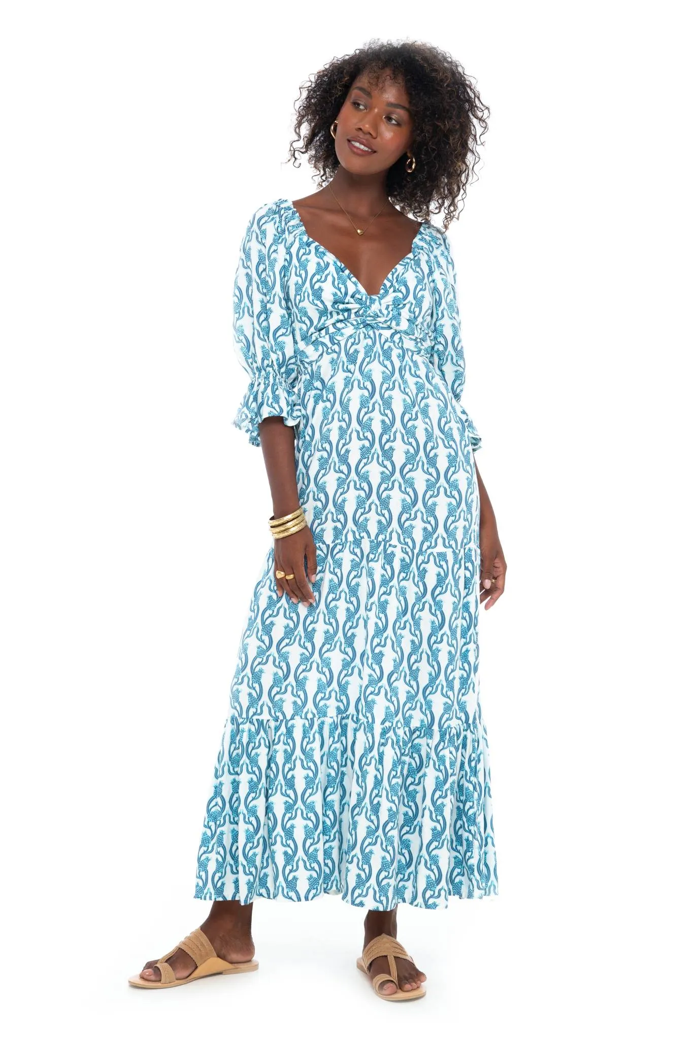 Dragonfruit Antilles Long Dress sold by Skemo product image thumbnail 3