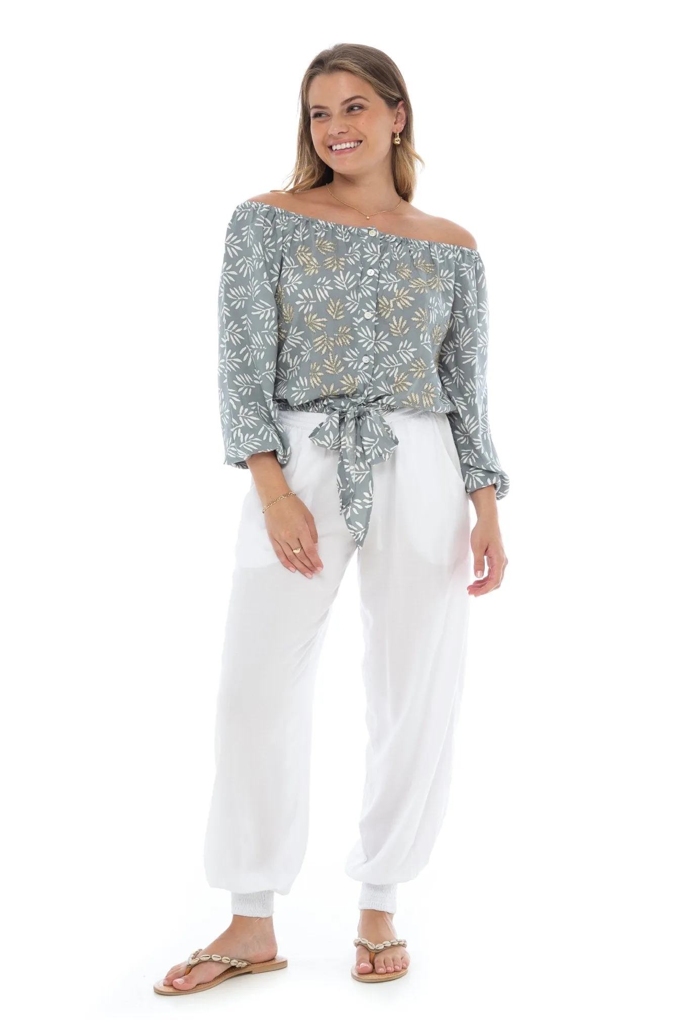 Palm Tie Top sold by Skemo product image thumbnail 4