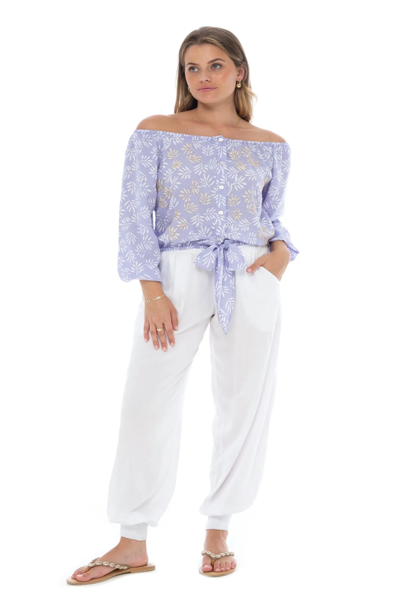 Palm Tie Top sold by Skemo product image thumbnail 5