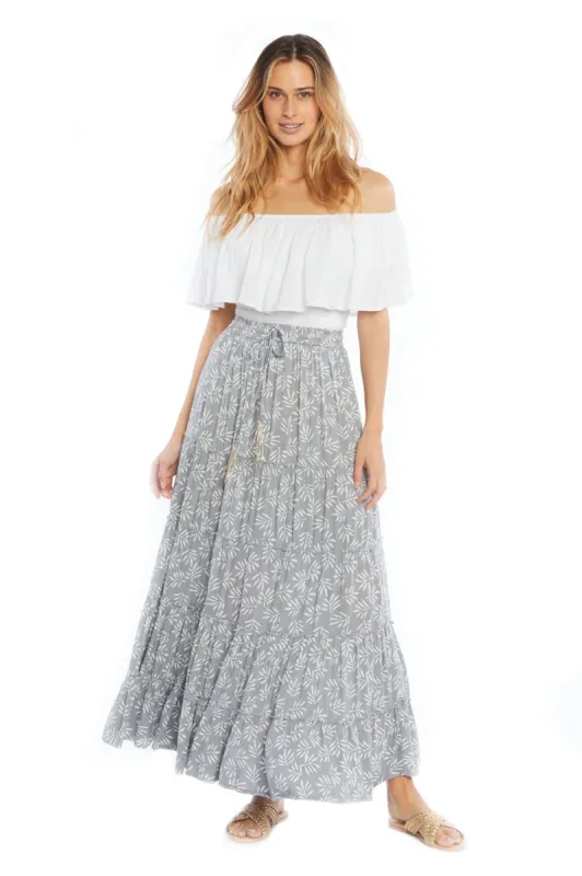 Palm Long Skirt sold by Skemo