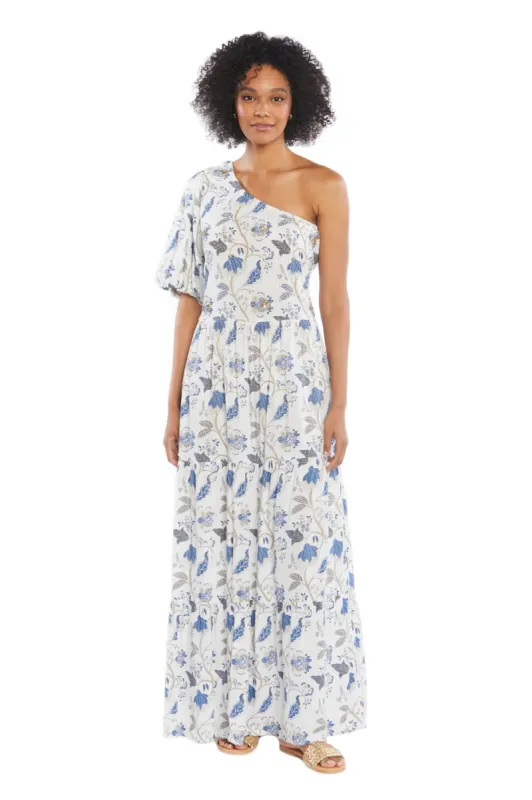 Flower One Shoulder Dress sold by Skemo