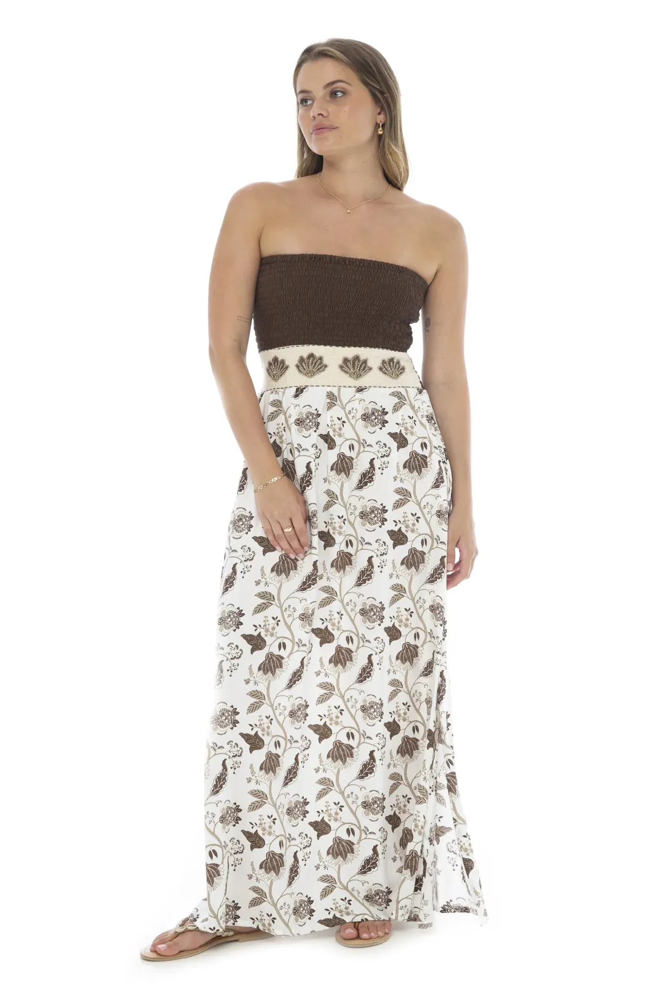 Flower Maxi Long Dress sold by Skemo product image thumbnail 2