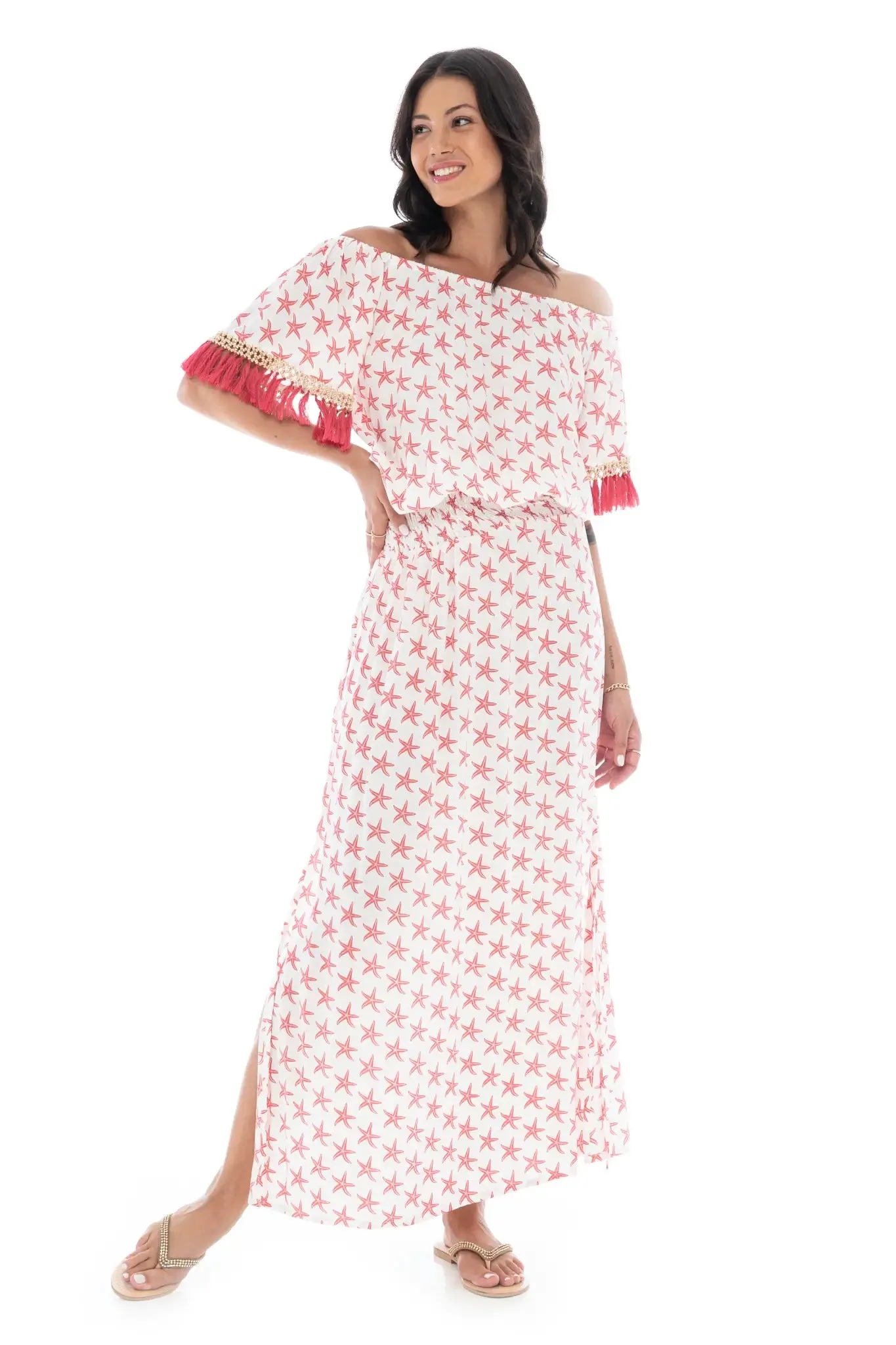Stella Off Shoulder Long Dress sold by Skemo product image thumbnail 4