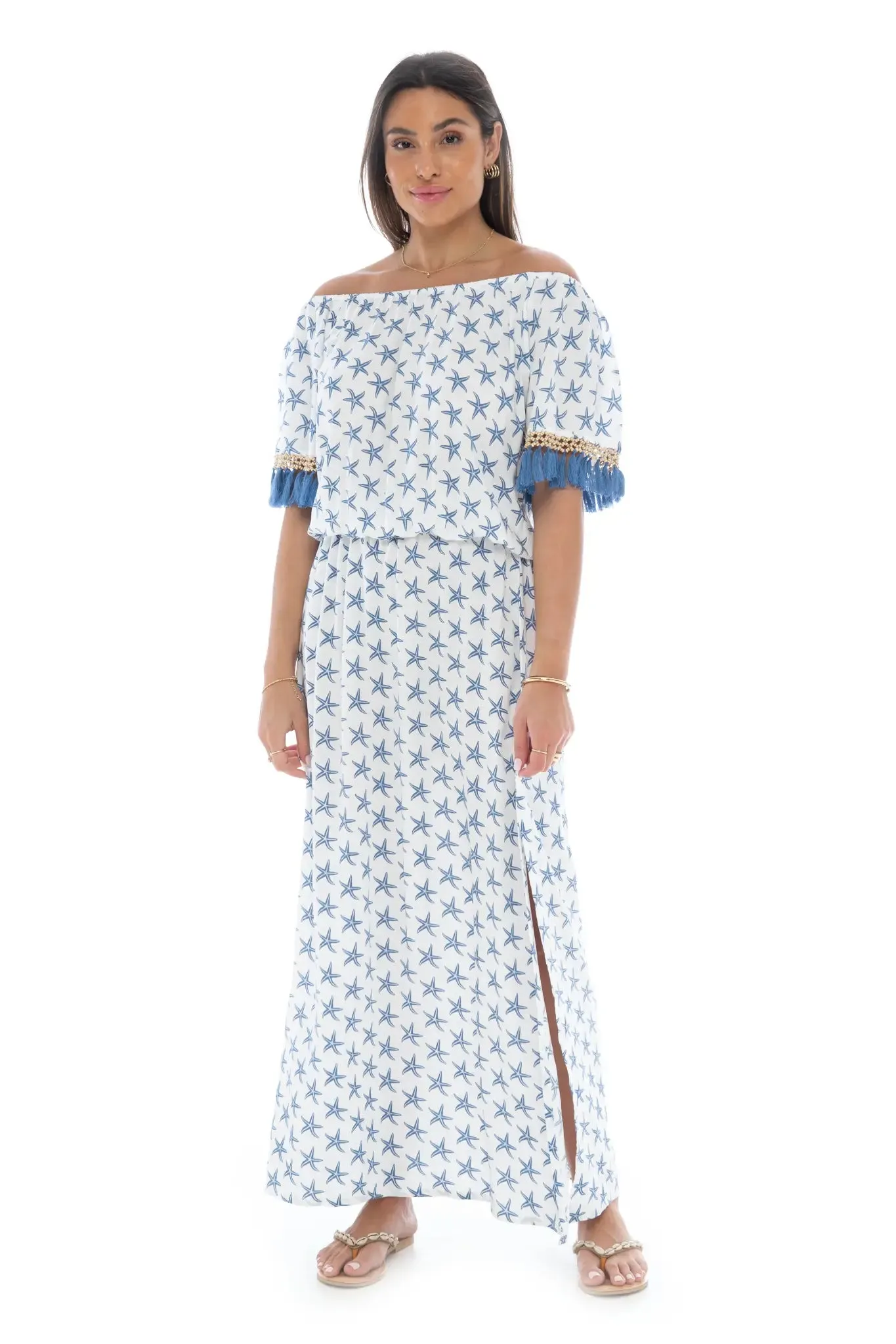 Stella Off Shoulder Long Dress sold by Skemo product image thumbnail 2