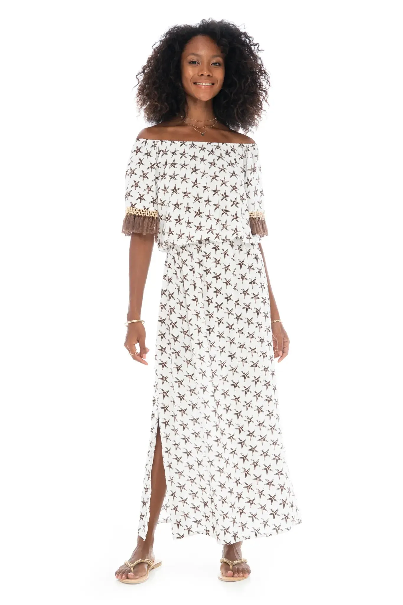 Stella Off Shoulder Long Dress sold by Skemo product image thumbnail 3