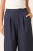 Inverted Pleat Detail Wide Leg Pants sold by Skemo