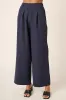 Inverted Pleat Detail Wide Leg Pants sold by Skemo