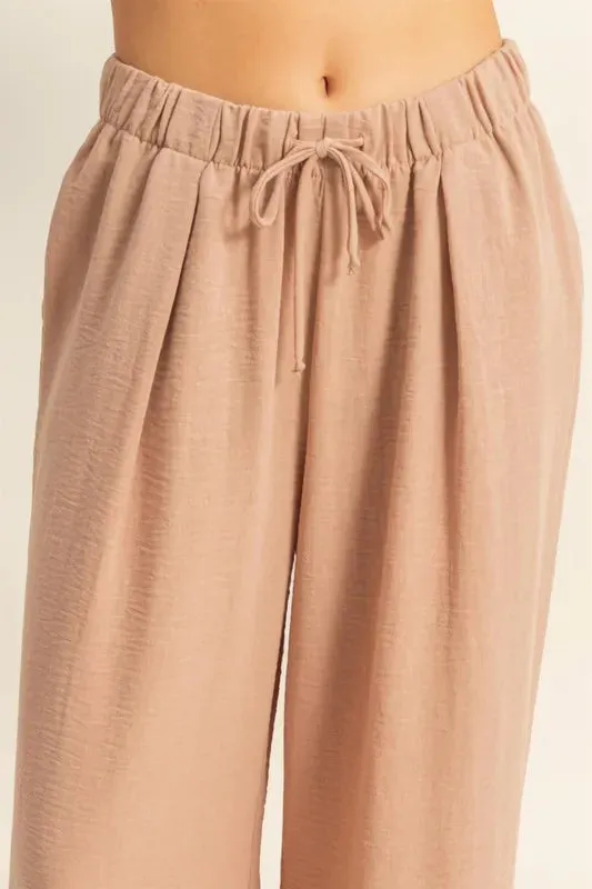 Elasticized Waist Wide Leg Pants sold by Skemo product image thumbnail 5