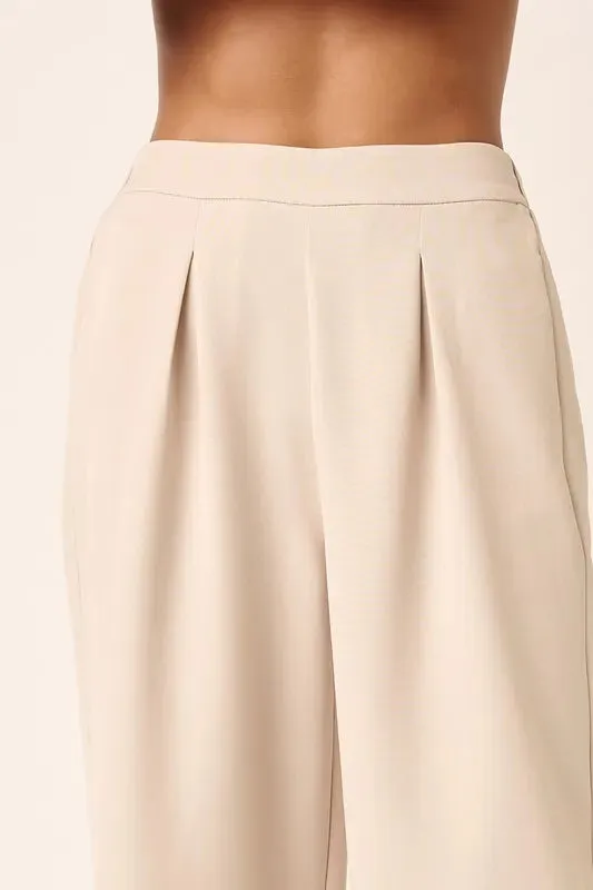 Inverted Pleat Detail Wide Leg Pants sold by Skemo product image thumbnail 5