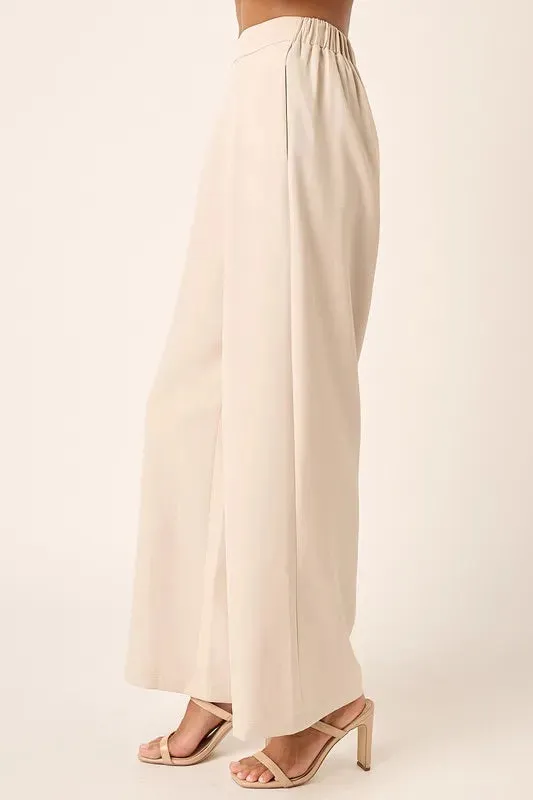 Inverted Pleat Detail Wide Leg Pants sold by Skemo product image thumbnail 4