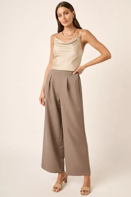 Inverted Pleat Detail Wide Leg Pants sold by Skemo product image thumbnail 4