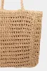 Straw Braided Beach Tote Bag sold by Skemo