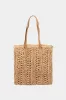 Straw Braided Tote Bag sold by Skemo
