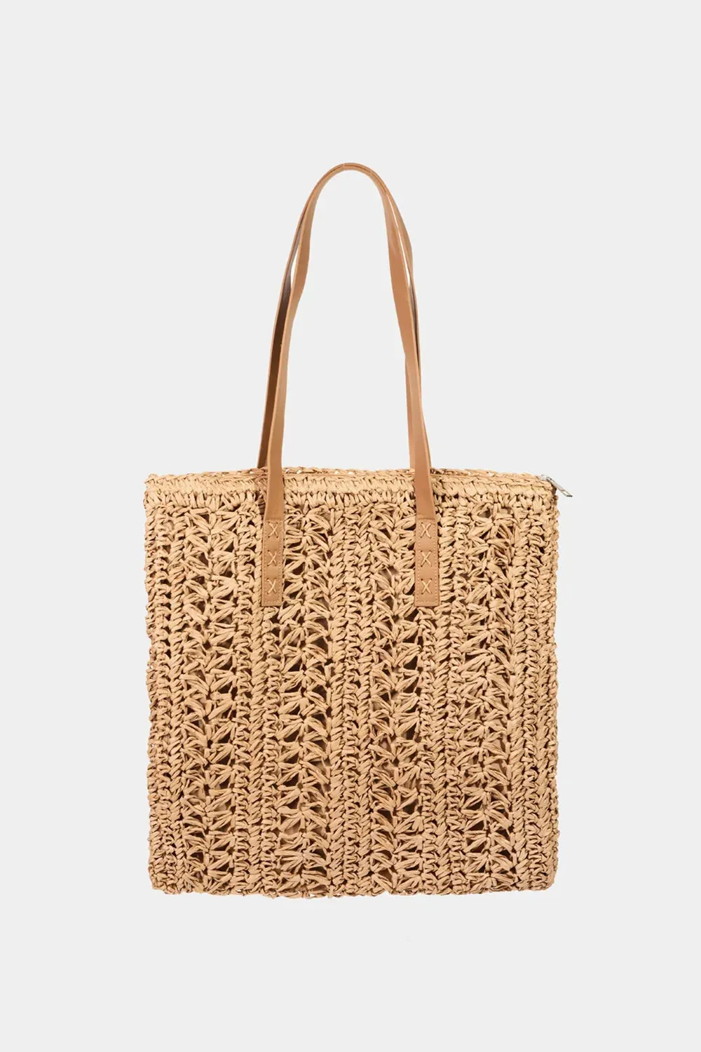 Straw Braided Tote Bag sold by Skemo product image thumbnail 5