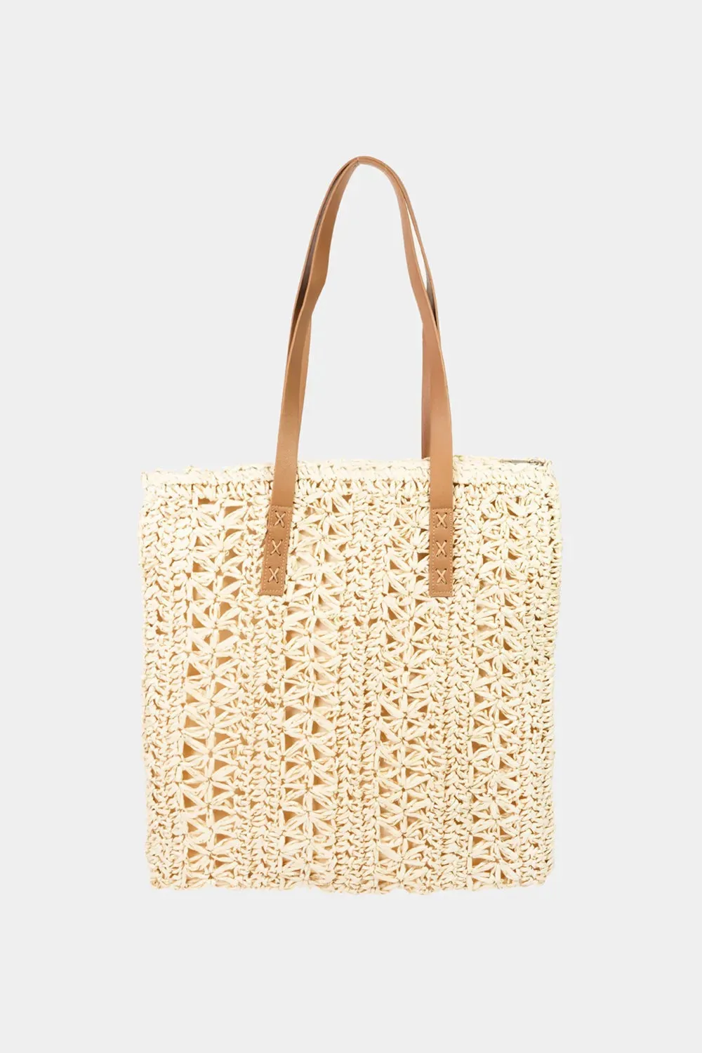 Straw Braided Tote Bag sold by Skemo