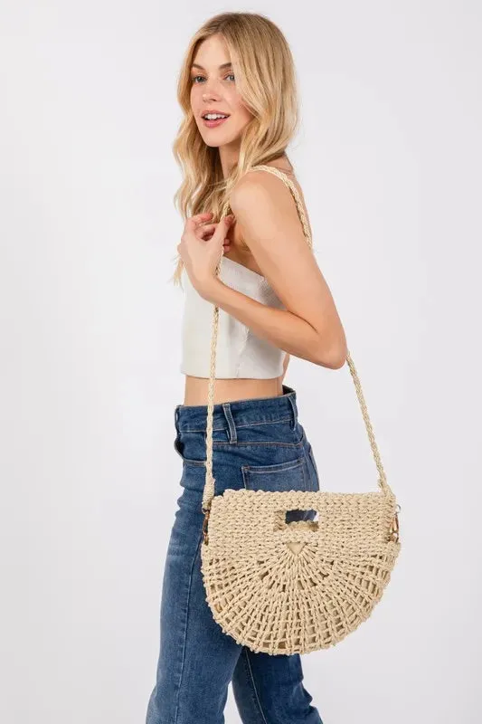 Braided Semi Circle Tote Bag sold by Skemo product image thumbnail 2
