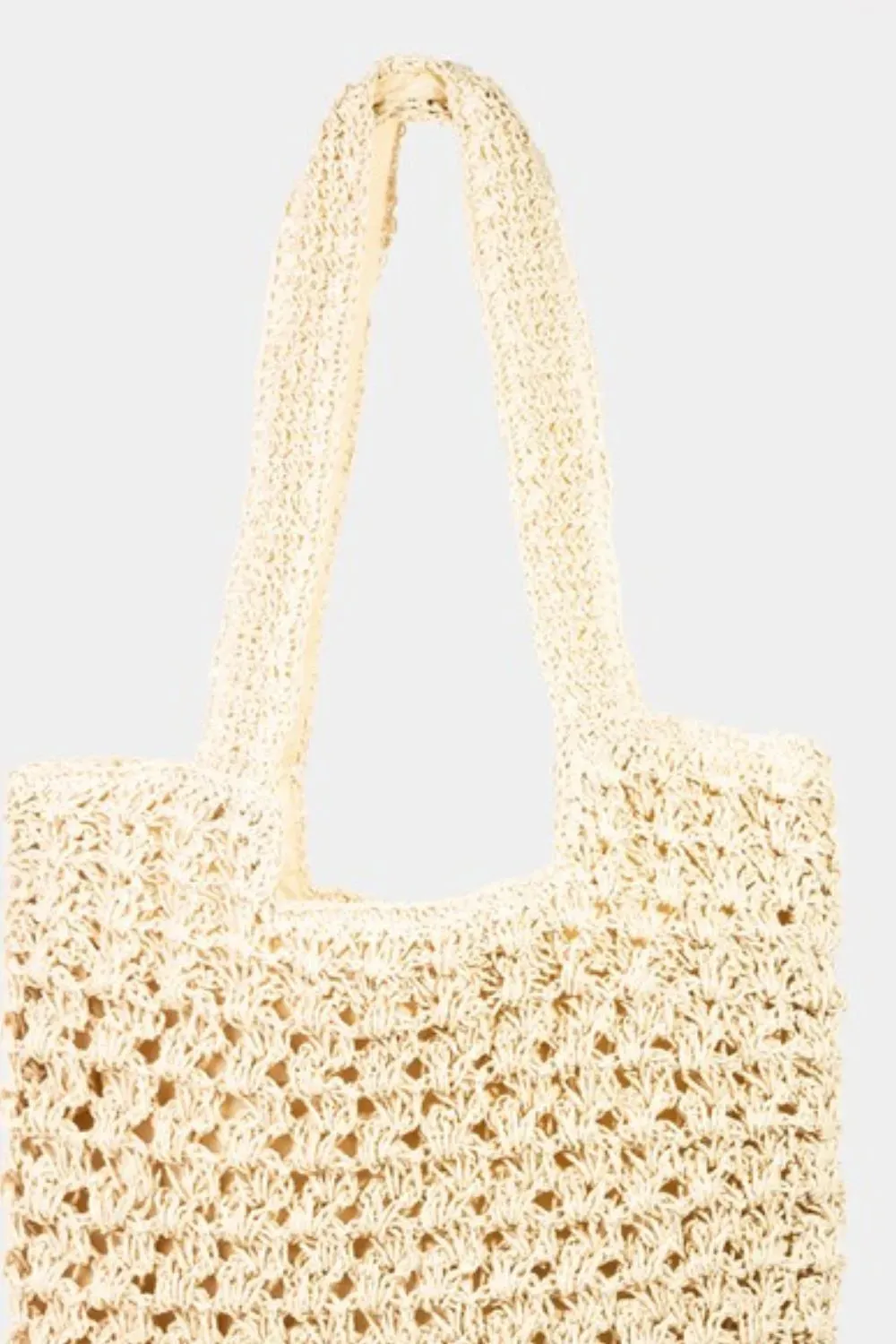 Fame Intricate Straw Knit Tote Bag sold by Skemo product image thumbnail 2