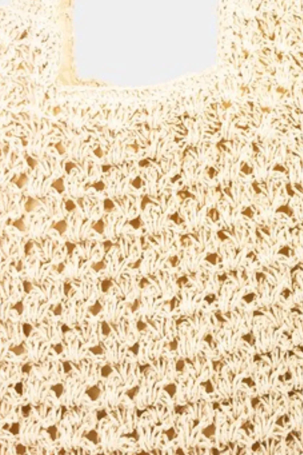Fame Intricate Straw Knit Tote Bag sold by Skemo product image thumbnail 3