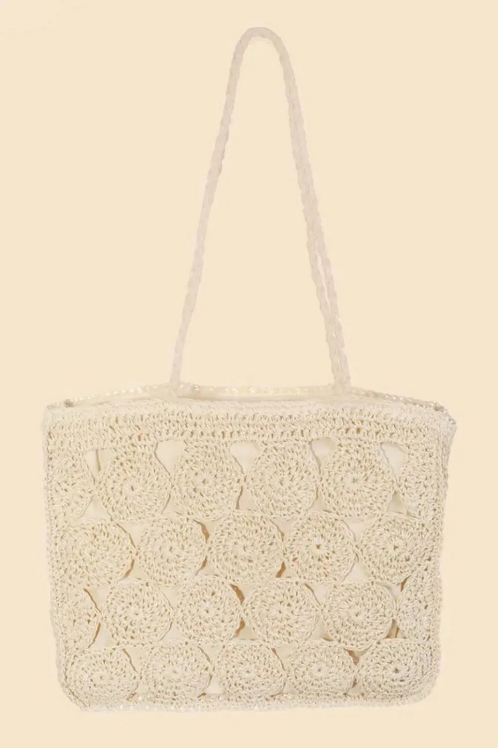 Square Braided Pattern Tote Bag sold by Skemo