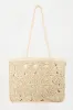 Fame Square Braided Pattern Tote Bag sold by Skemo