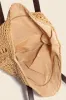 Fame Straw Braided Rounded Tote Bag sold by Skemo