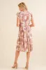 Palm Boho Printed Tiered Dress sold by Skemo