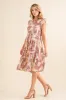 Palm Boho Printed Tiered Dress sold by Skemo