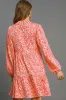 Two Tone Print Balloon Sleeve Tiered Dress sold by Skemo
