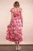 Tropical Printed Midi Summer Boho Dress sold by Skemo
