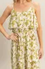 Floral Print Spaghetti Strap Wide Leg Jumpsuit sold by Skemo