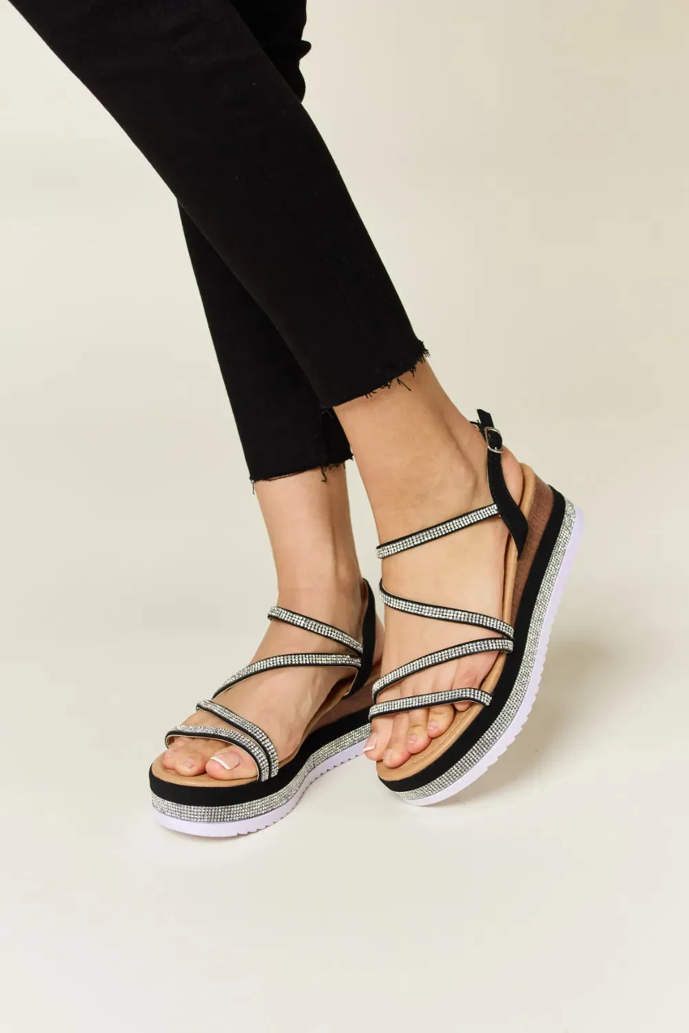 Strappy Wedge Sandals sold by Skemo
