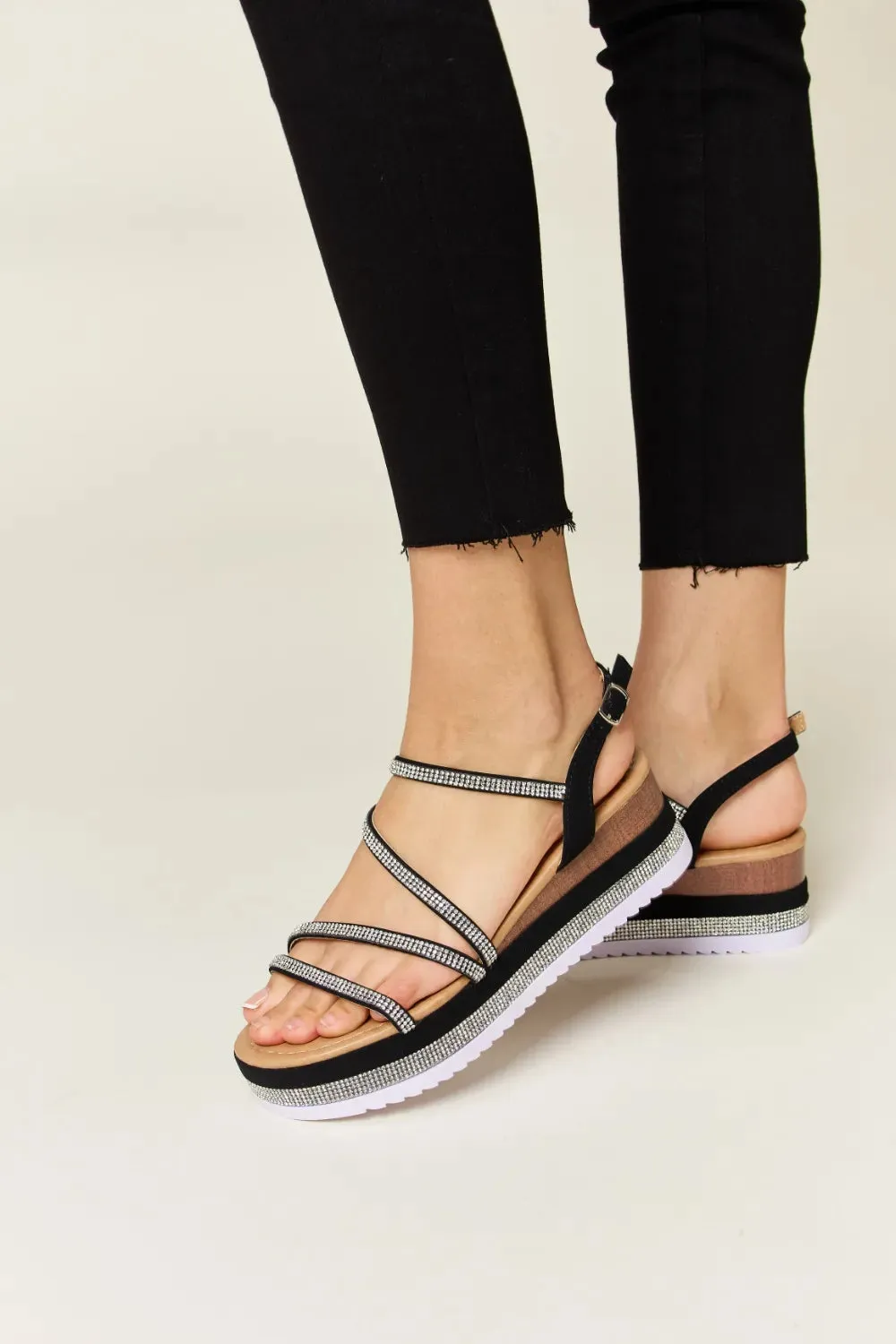 Strappy Wedge Sandals sold by Skemo product image thumbnail 5