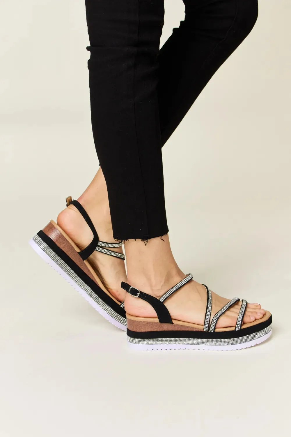 Strappy Wedge Sandals sold by Skemo product image thumbnail 4