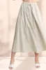 Drawstring Waist Crinkle Maxi Skirt sold by Skemo